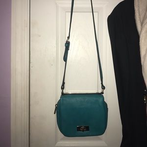 Turquoise crossbody bag